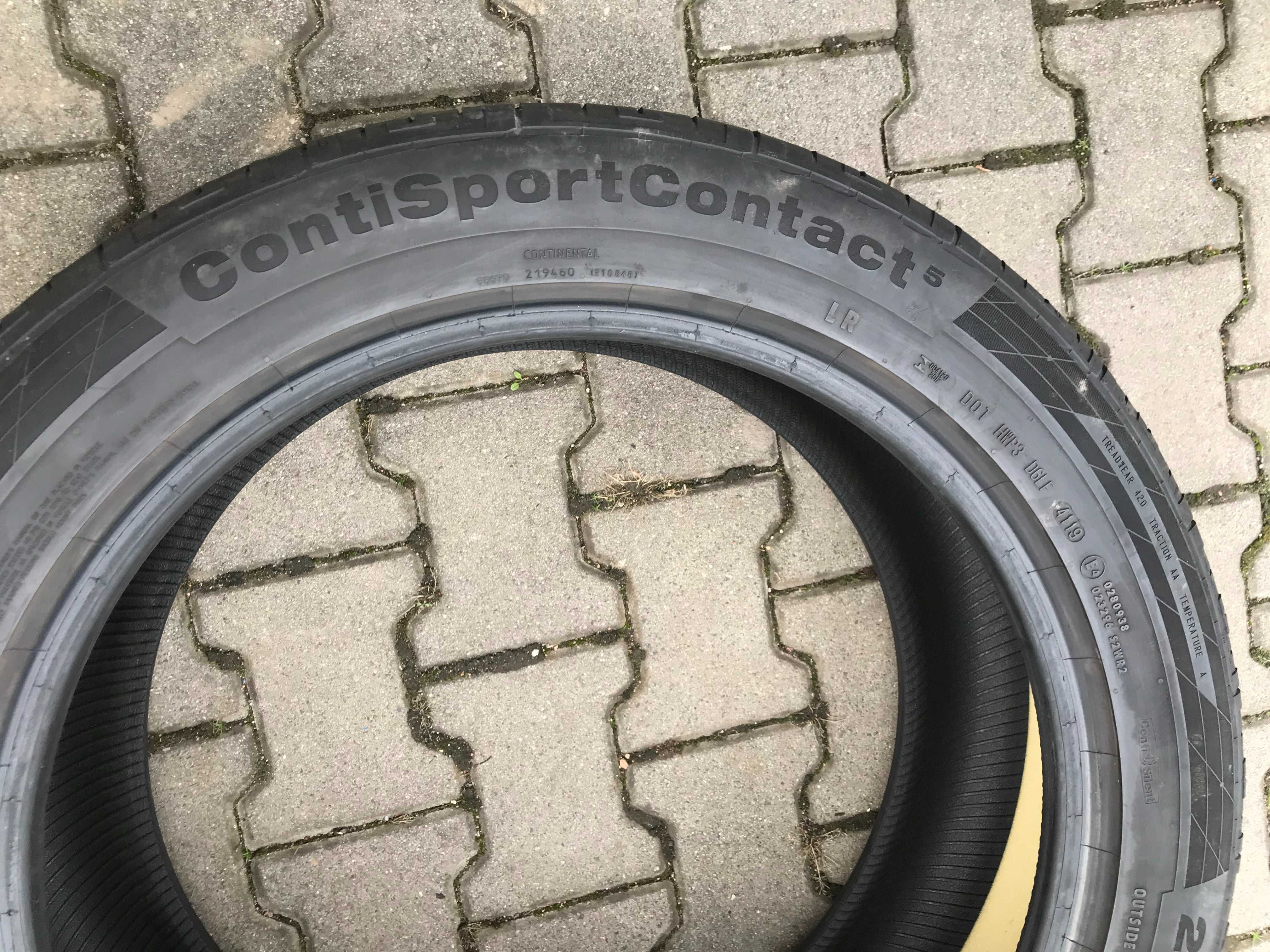 2x 275/45R21 Y XL 110Y Continental ContiSportContact 5 LR gąbka opony