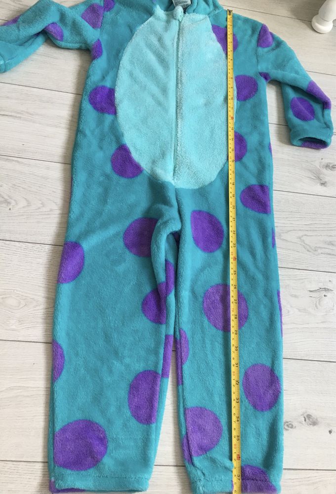 Kombinezon pluszowy H&M r. 110/116 Potwory i spółka nowy z metką