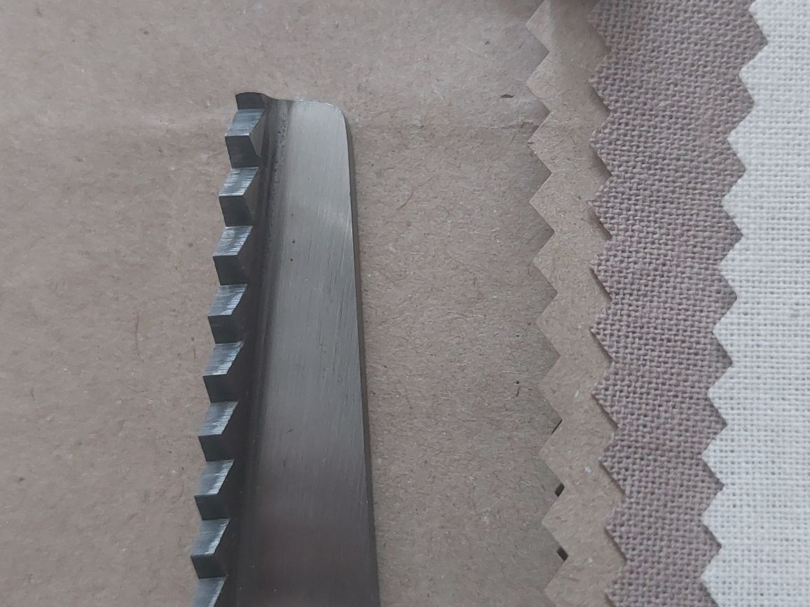 Nożyczki krawieckie 5mm ząbki nowe zygzag handmade ząbkowane
