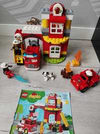 Lego duplo 10903 oraz 6169 remiza i dowódca straży pożarnej