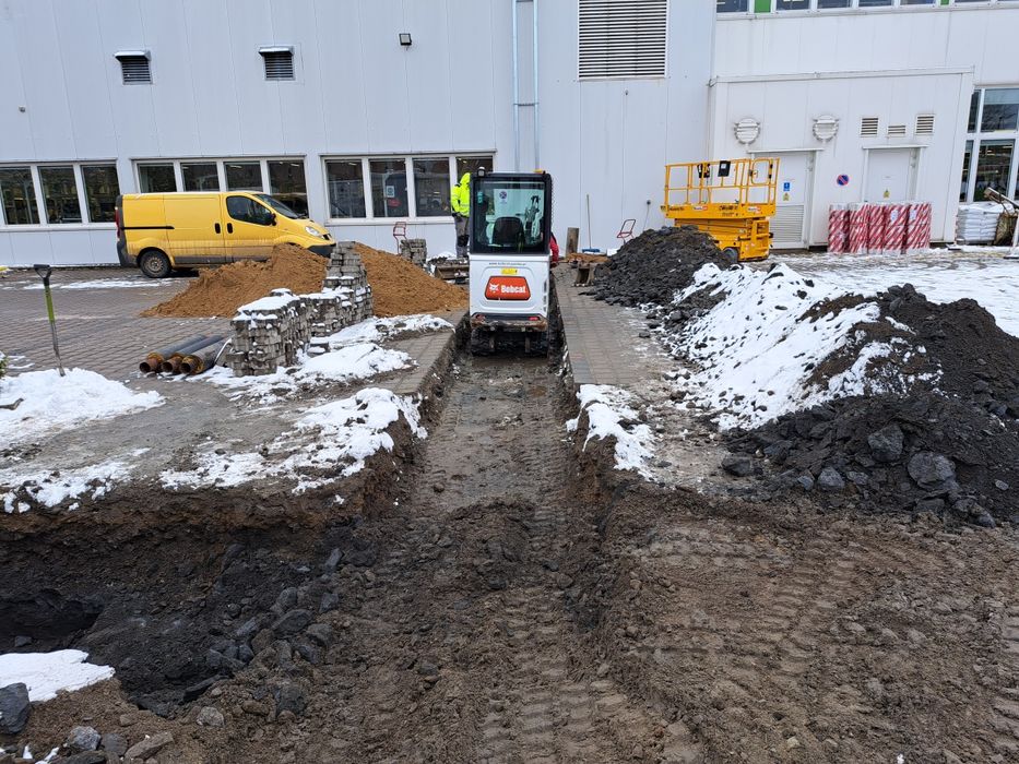 Usługi minikoparkowe