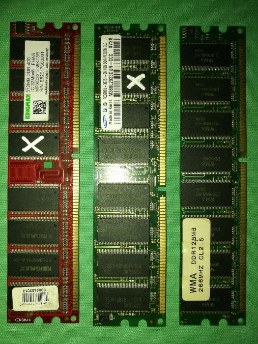 Różne pamięci ram DDR1 512MB, 1GB, 128MB i DDR2 512MB, 512MB - CAŁOŚĆ!
