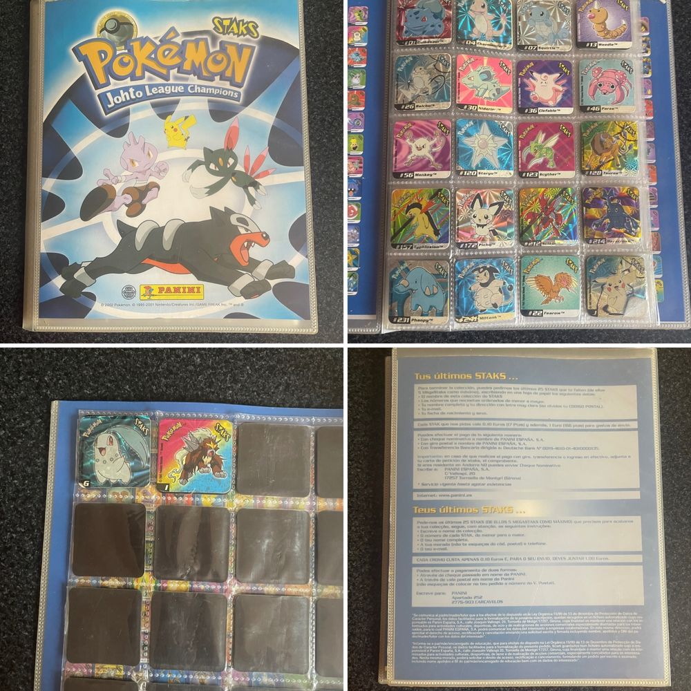Tazos Pokémon / Digimon / Chin Chan [ Roks / Metal / Staks / Boinx ]