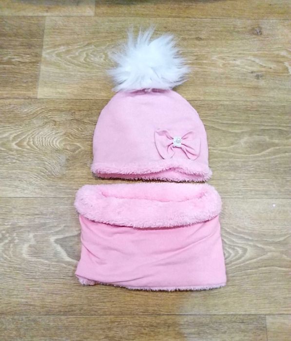 Komplet zimowy czapka, komin