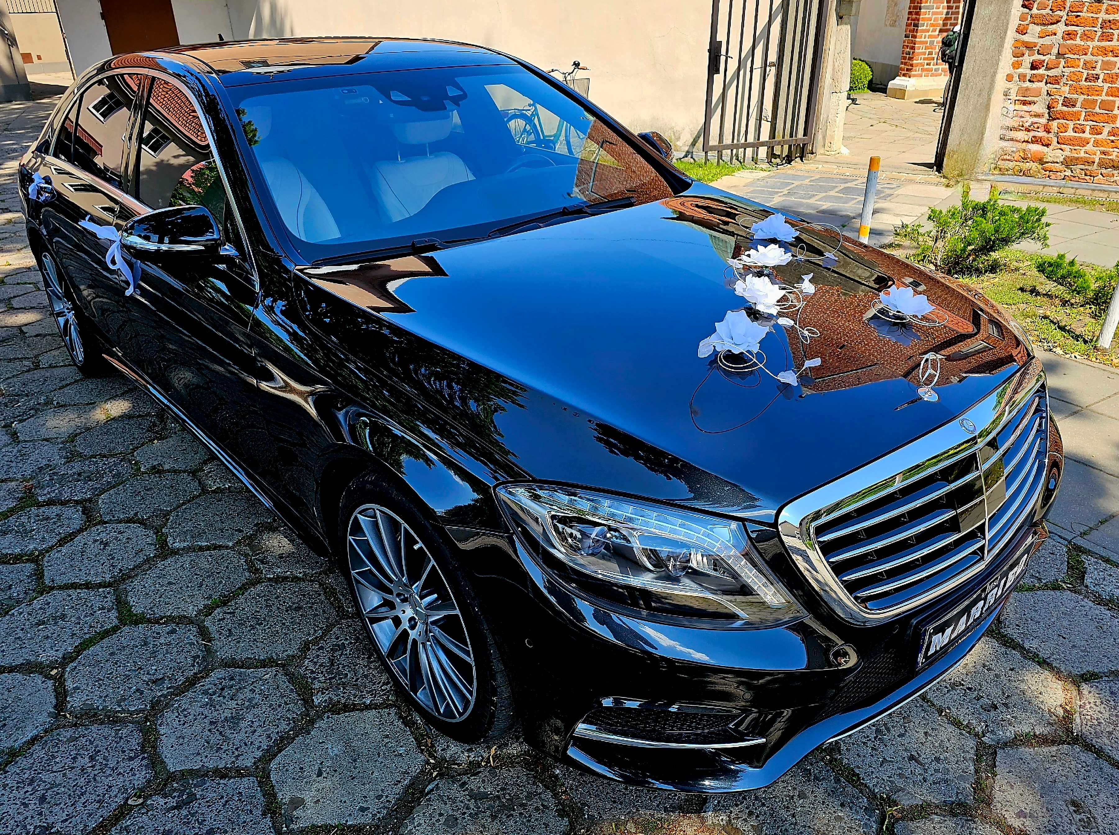 Wyjątkowo komfortowy samochód do ślubu, Mercedes S500L , wynajem/auto!