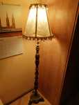Sprzedam lampe stojącą ceramika +mosiądz