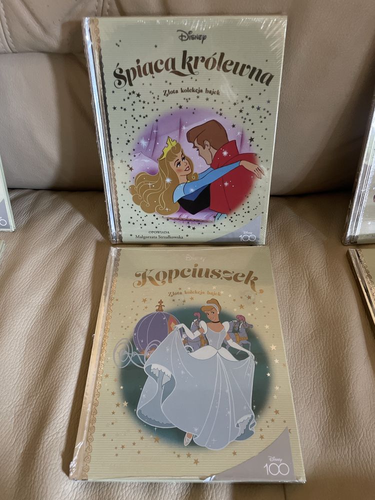 Złota kolekcja bajek Disney bajki bajeczki dla dzieci nowe 2 sztuki