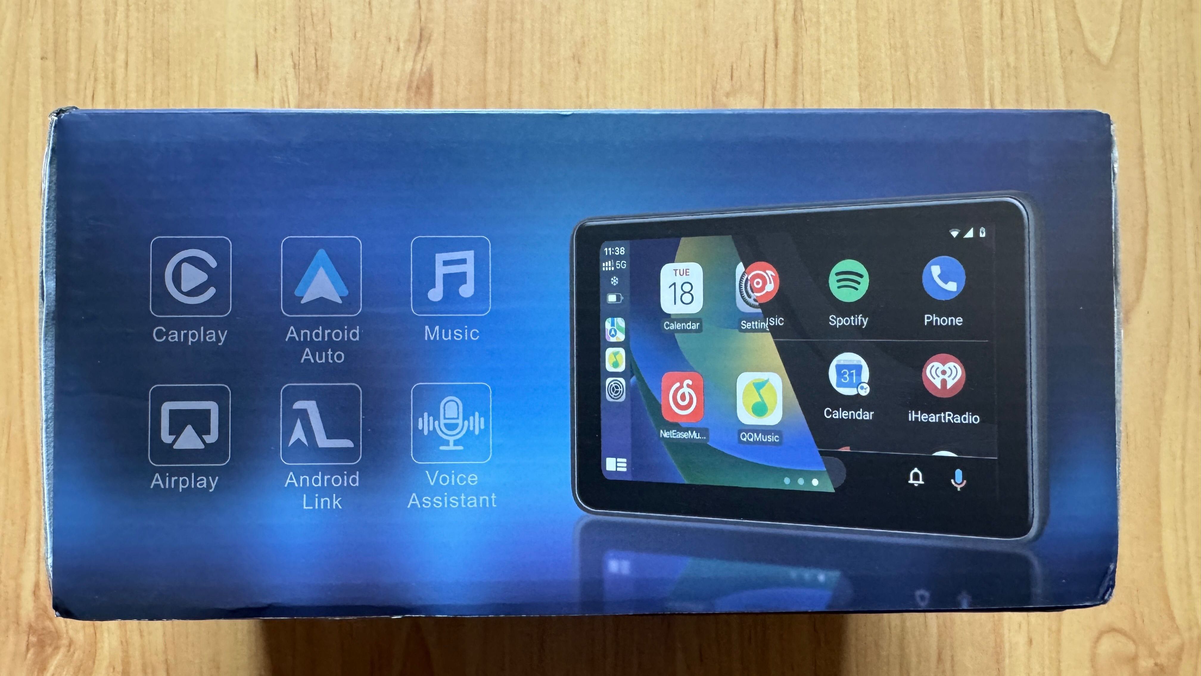 Multimedia CarPlay motocyklowy 7"