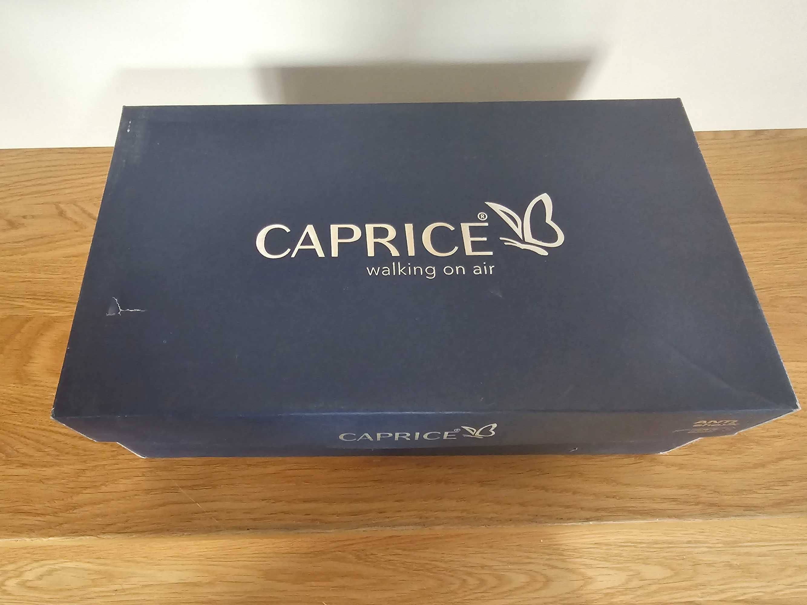 CAPRICE Czółenka granatowe Ingrid, rozmiar 38,5