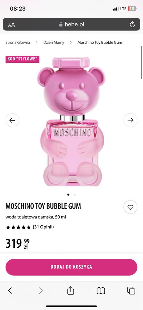 Moschino Bubble Gum 50ml