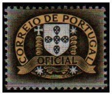 Selo Serviço oficial correio de portugal - selo raro