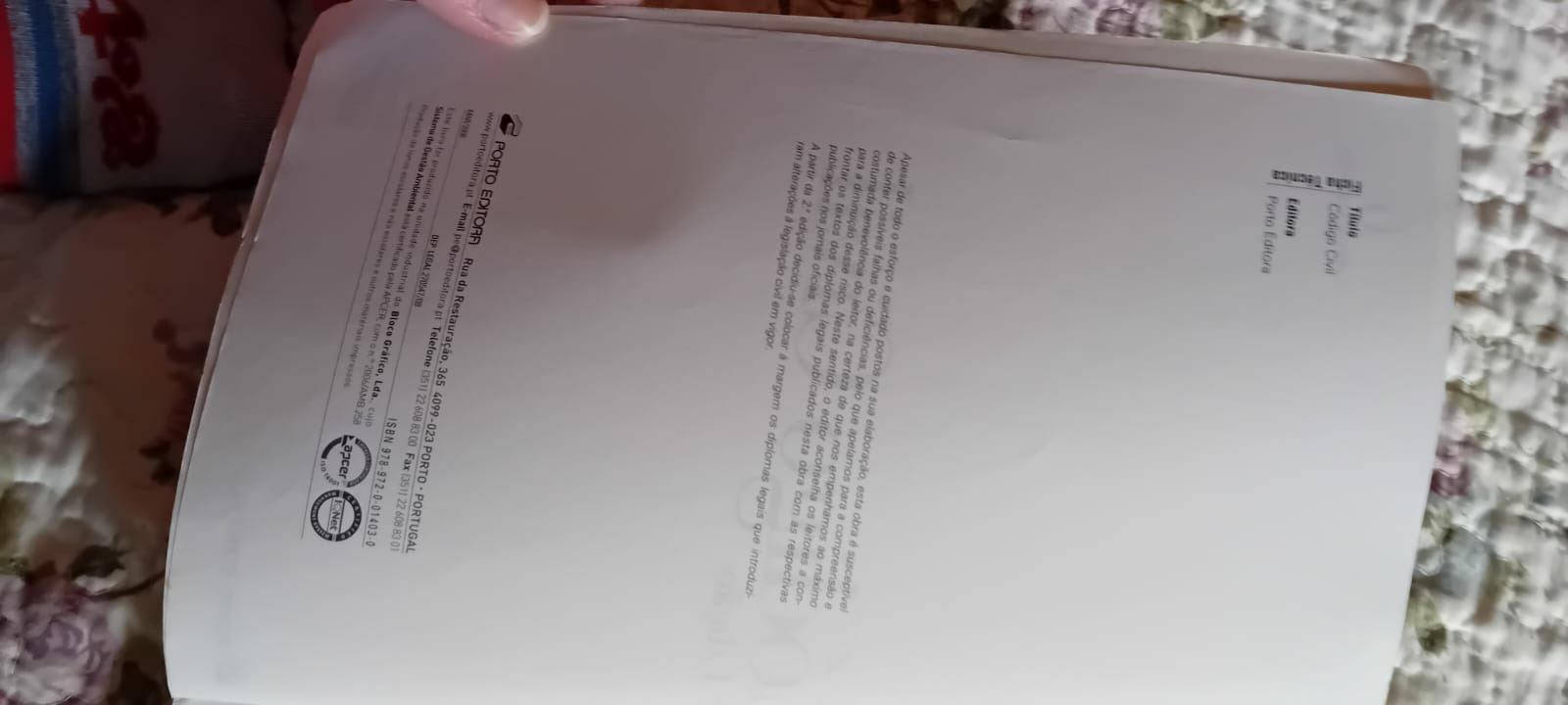 Livro Código Civil