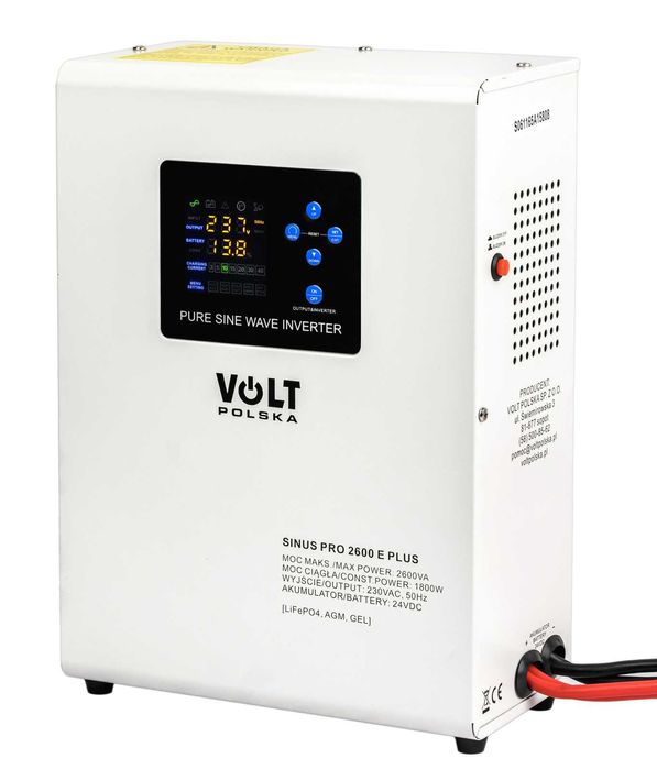 Інвертор/ДБЖ Volt Polska SINUS PRO 2600E 24V 2600W 3SPM26024M