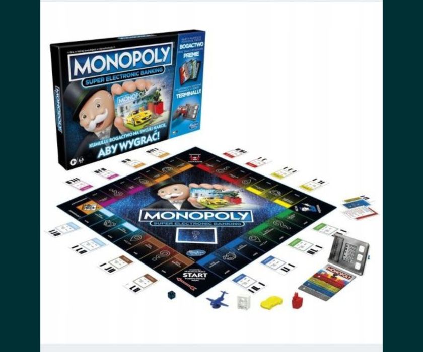 Gra planszowa Hasbro Monopoly Super Electronic Banking nowa