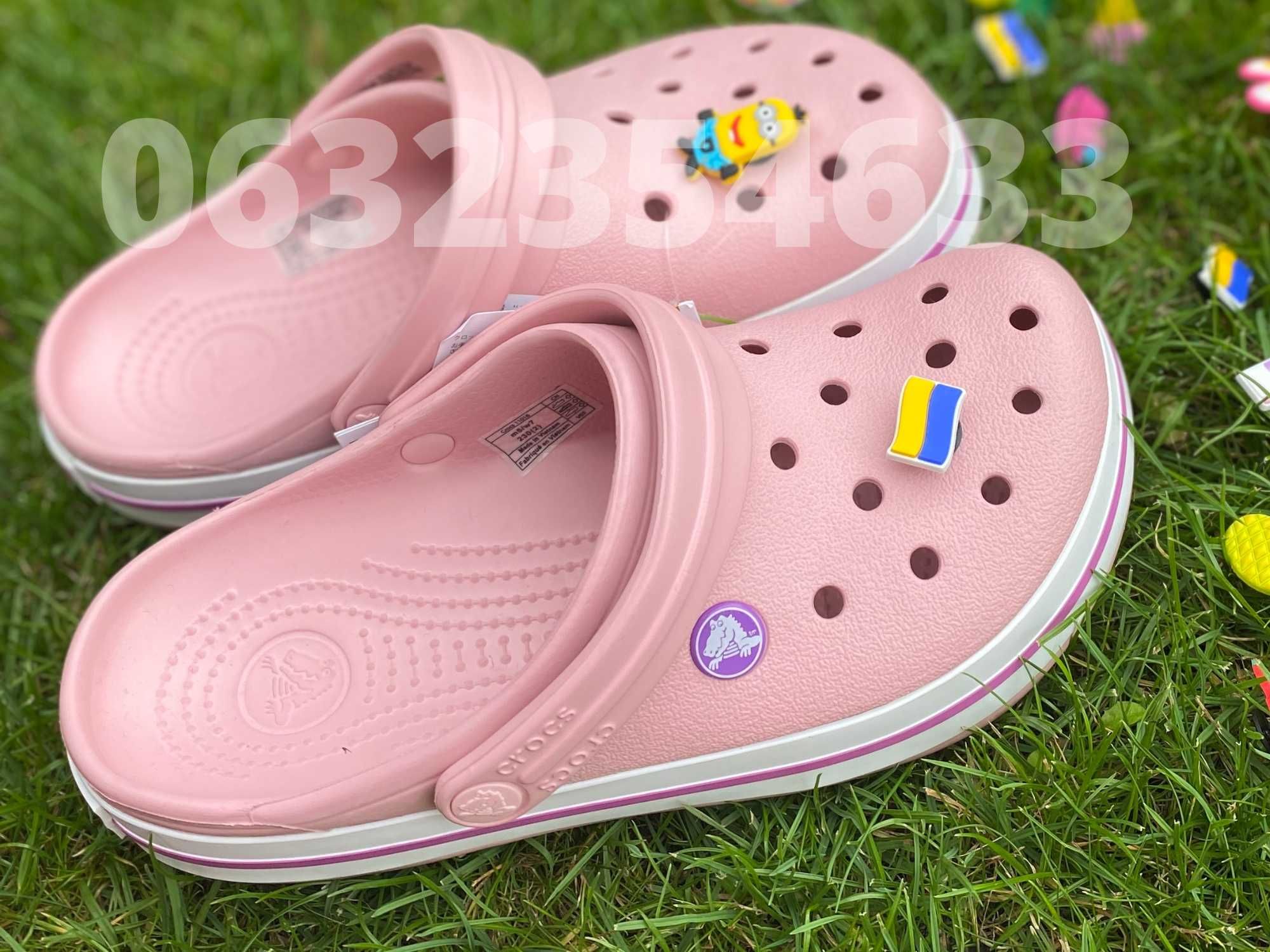 CROCS! Чоловічі та Жіночі сабо крокси Crocs Crocband! Джібітс у подар.