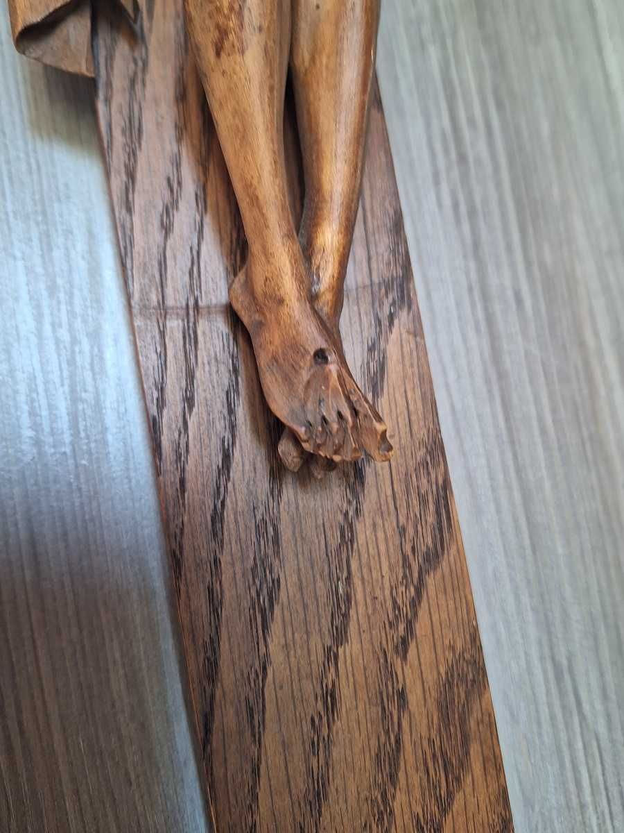 Stary drewniany krzyż 69 cm