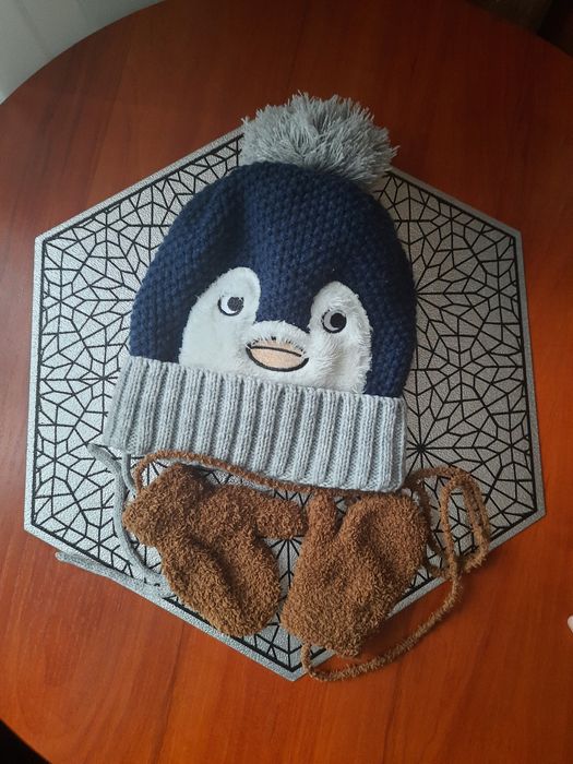 Zimowa czapka i rękawiczki 1-2l