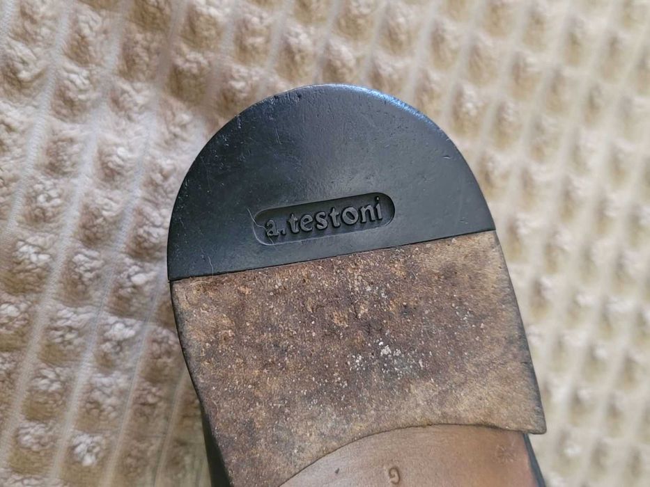 Мужские туфли A.Testoni original.