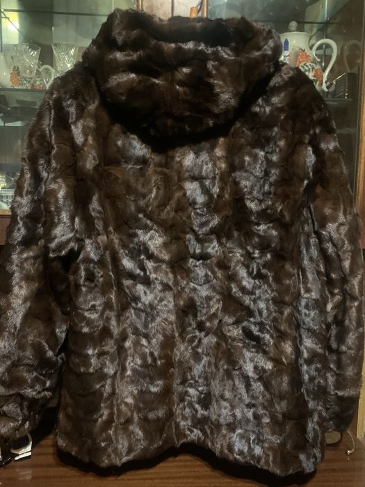 Полушубок, натуральная норка. Отличное состояние. Размер 48-50