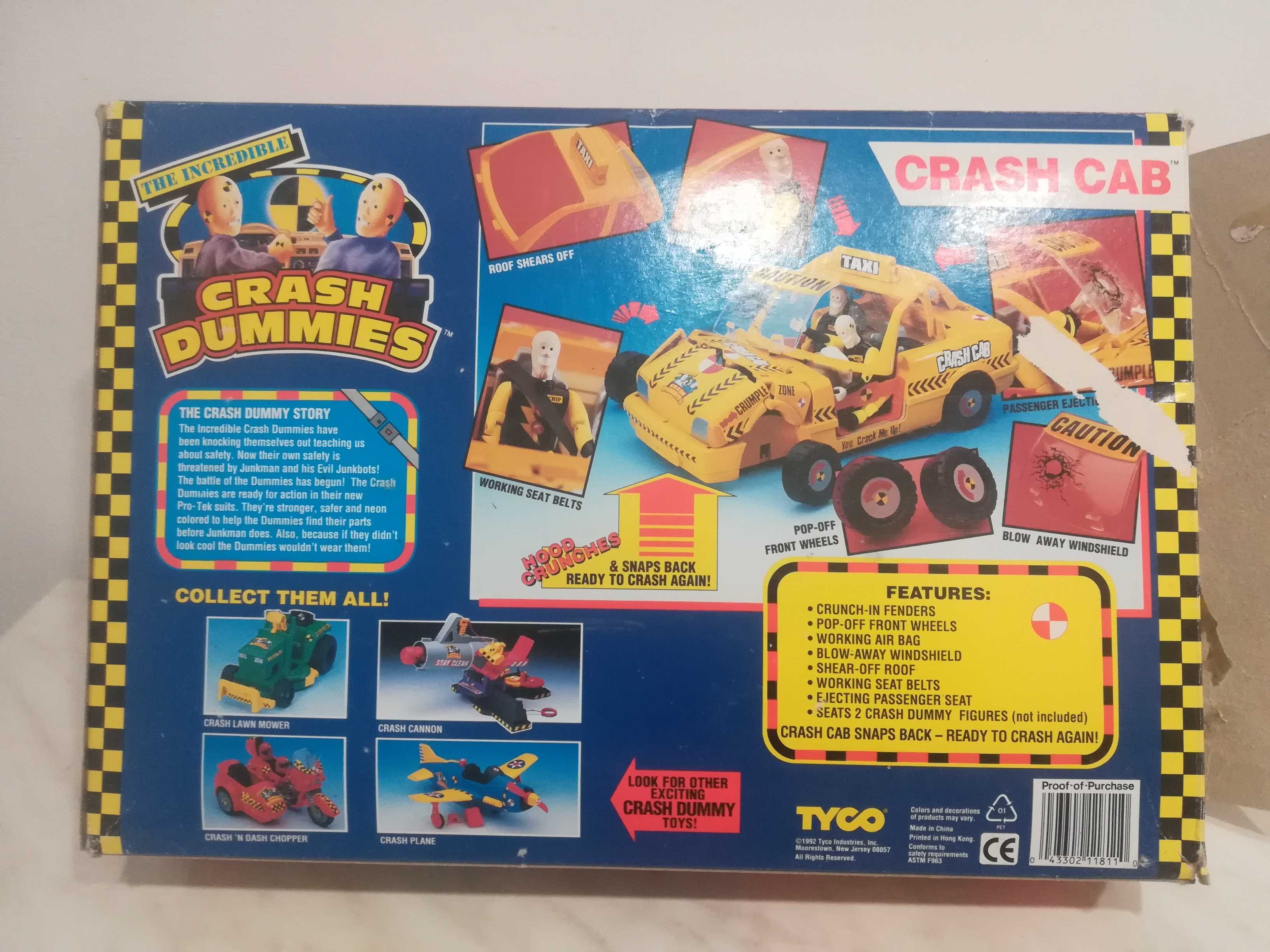 Crash Cab / Taxi Crash z serii Crash Dummies, TYCO, 1992 rok.