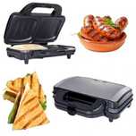 Opiekacz Toster TRISTAR 900W Grill kanapkowy Czarny Duży