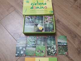 Zielone Domino Gra edukacyjna dla dzieci