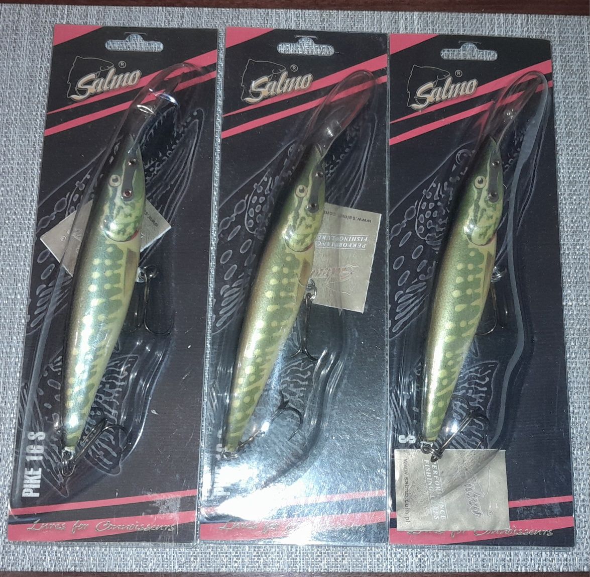 Woblery salmo pike 16s z metalowym sterem