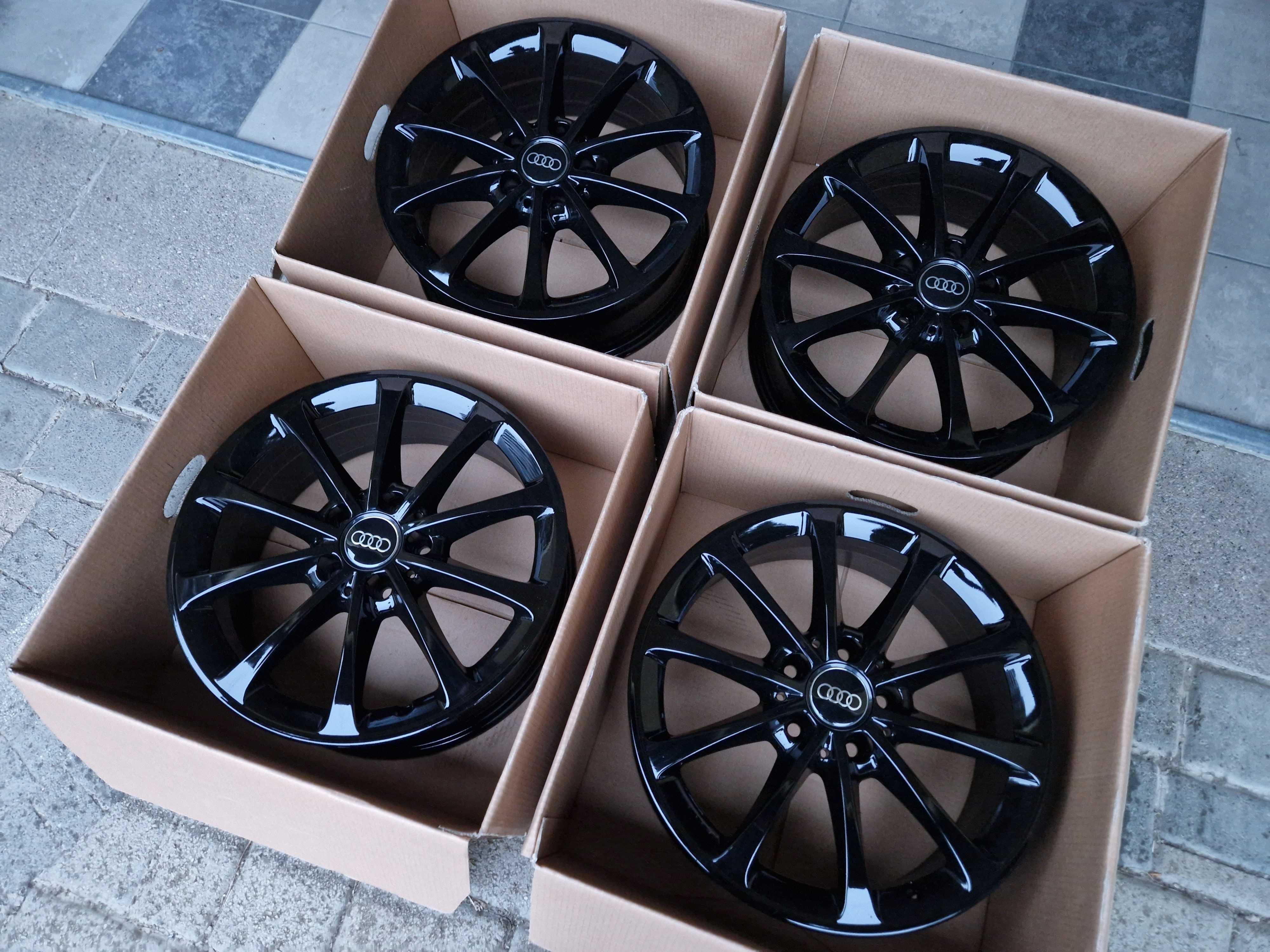 Alufelgi 17 5x112 Audi A3 A4 Q2 Q3 Seat Leon Exeo Altea Ateca Czarne !