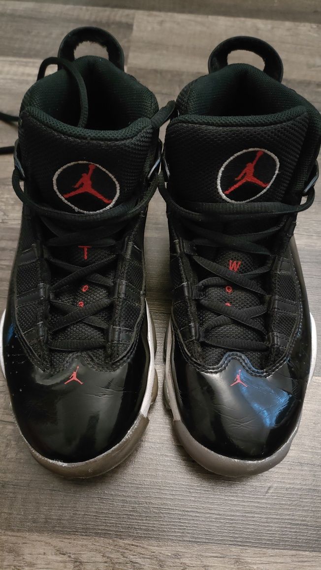 buty Air JORDAN 6 Rings Black za kostkę