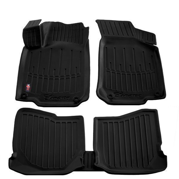 Гумові 3D коврики в салон Шкода Kodiaq/ Octavia/ Rapid/ Superb/ Yeti