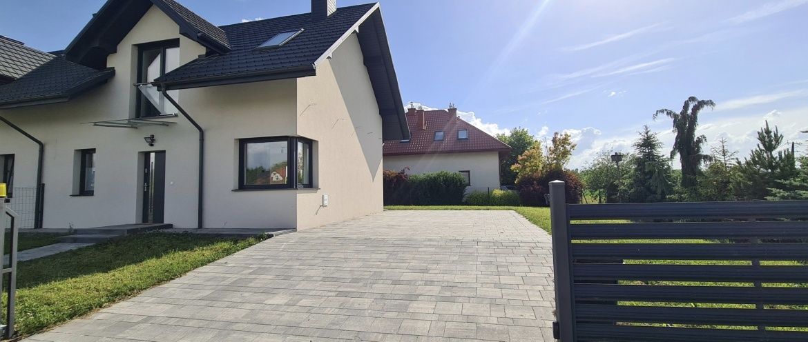Nowy dom w zabudowie bliźniaczej 120m2