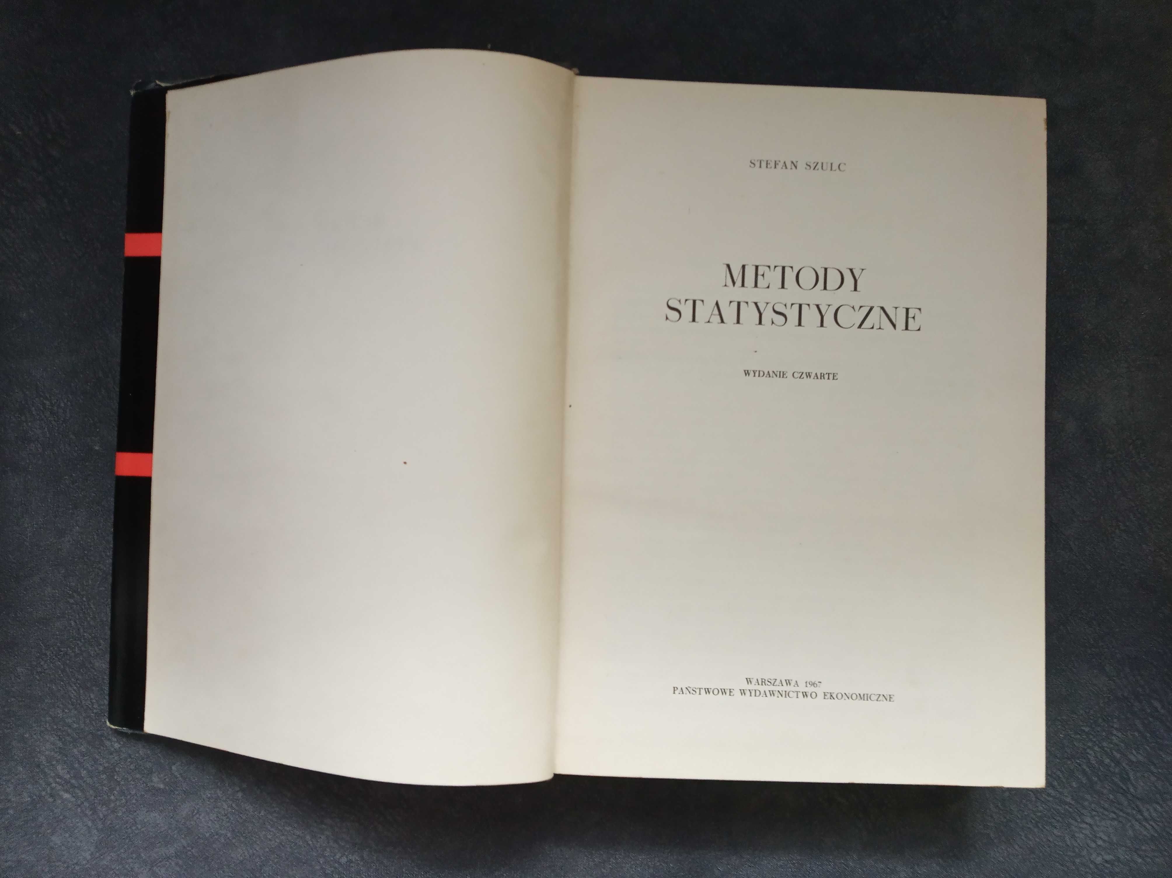 metody statystyczne. wydanie 4. Stefan Szulc