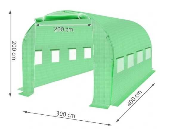 Folia na tunel folia Ogrodnicza Tunelowa do Tunel Foliowy 4x3x2m