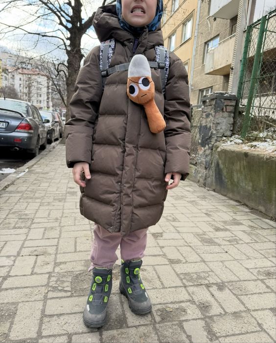 Zara пальто пухове для близнюків