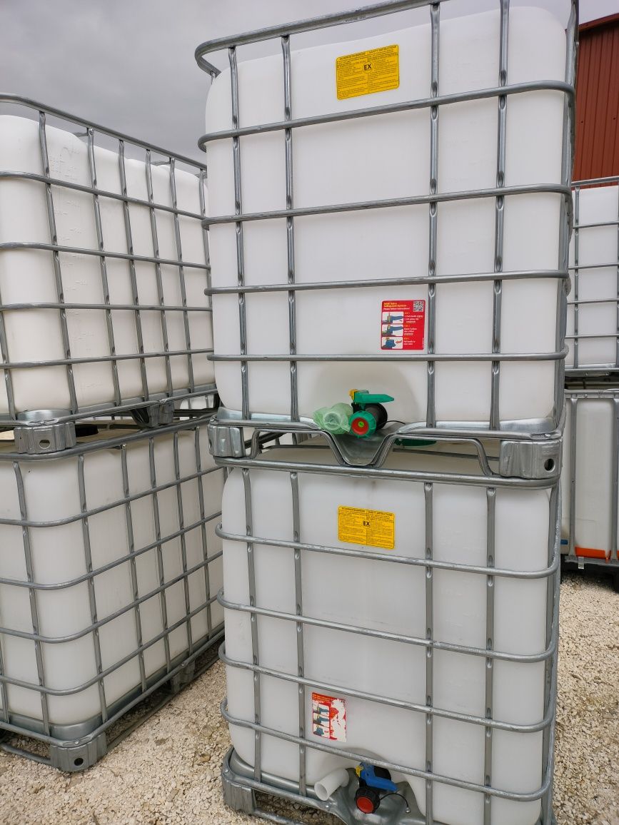 Mauser mauzer beczka paletopojemnik IBC 1000l 600l tysiaczka RSM wode