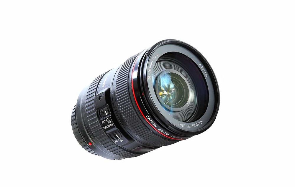 Canon EF 24-105 L IS USM stan  ideał używany bardzo mało filtr CPL