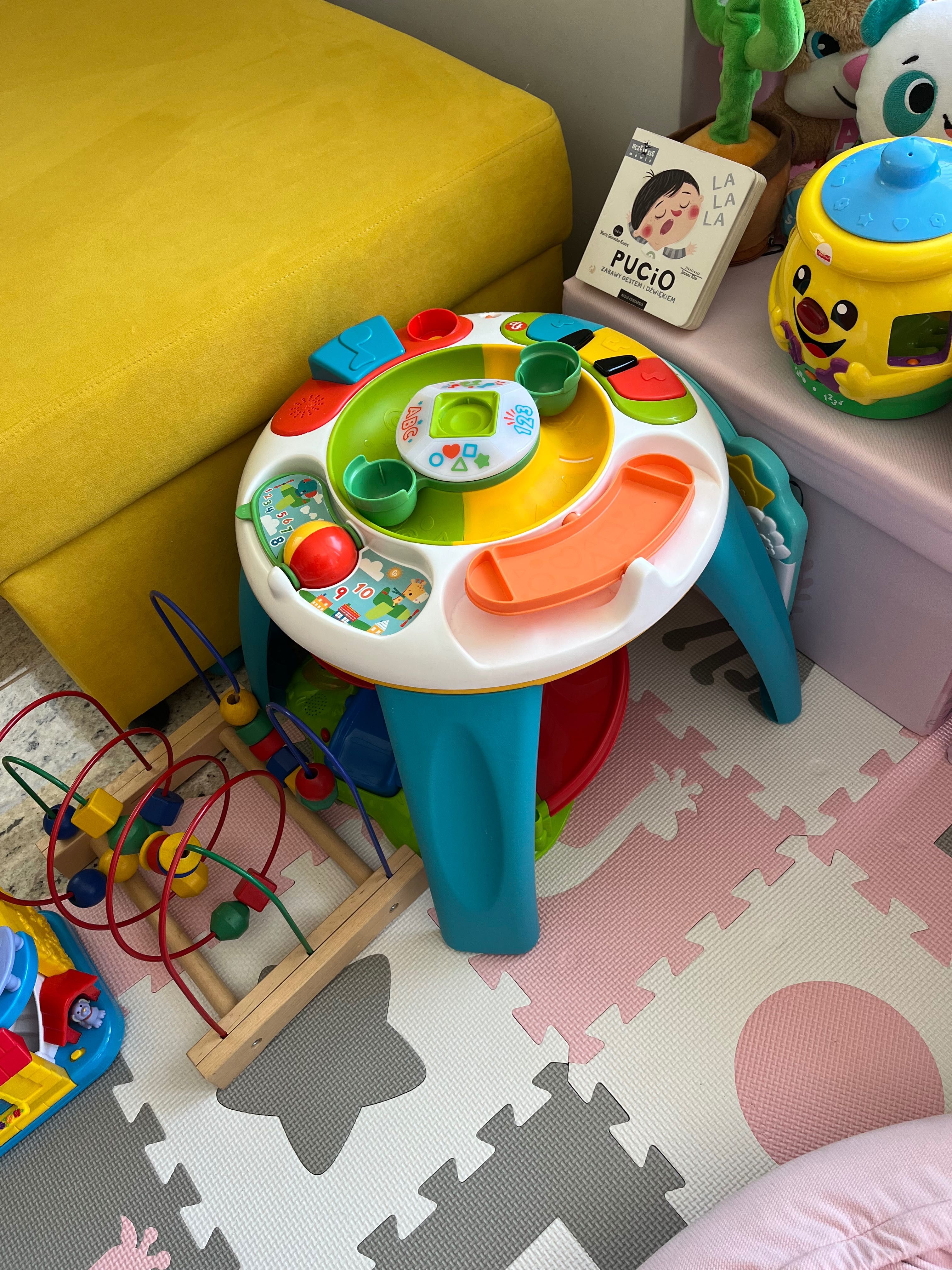 Fisher-Price Stolik edukacyjny Przyjaciele dżungli, z dźwiękami