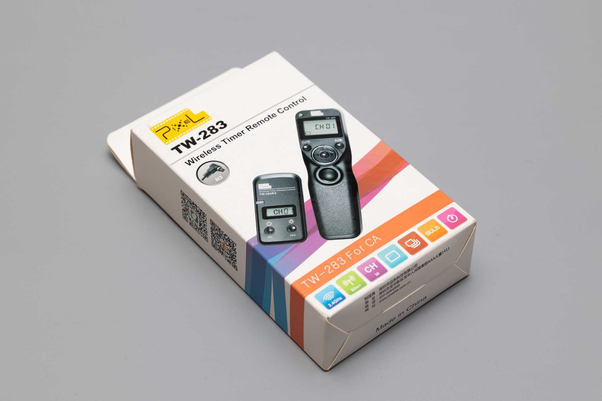 NOWY Wyzwalacz zdalny pilot wężyk spustowy PIXEL TW-283 do Canon
