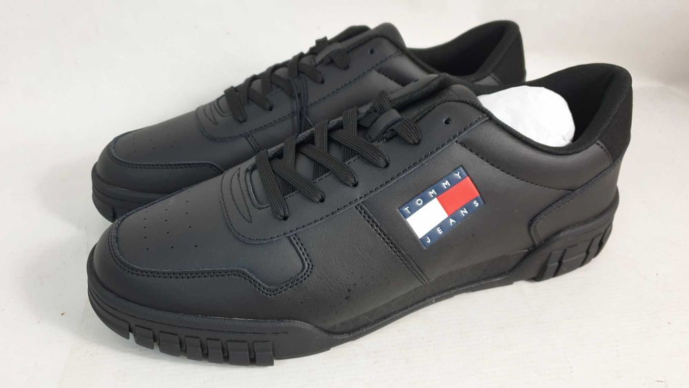 Tommy Jeans Skórzane sneakersy Tjm Cupsole rozmiar  45
