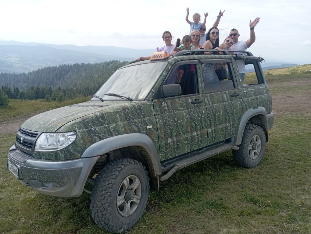 Незабутні екскурсії горами джипом,у славську та за межами до 8 чолові