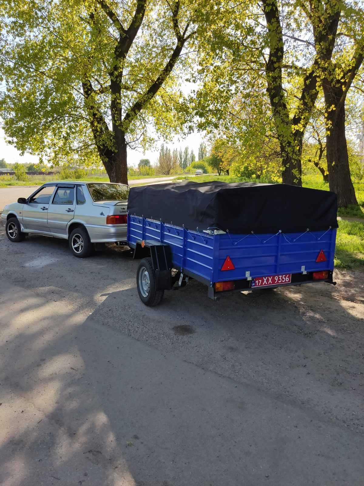 Прицеп легковой Акция Срочно Большой прицеп изготовили 5 шт серый Цвет