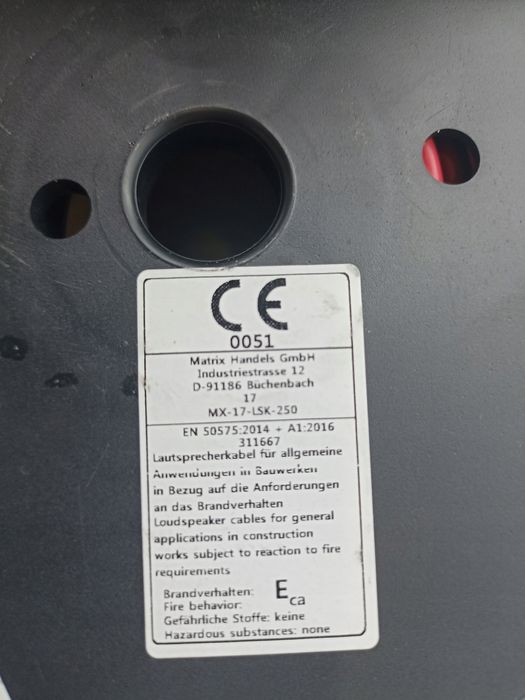 Kabel głośnikowy 2x2,50mm2 100m seki