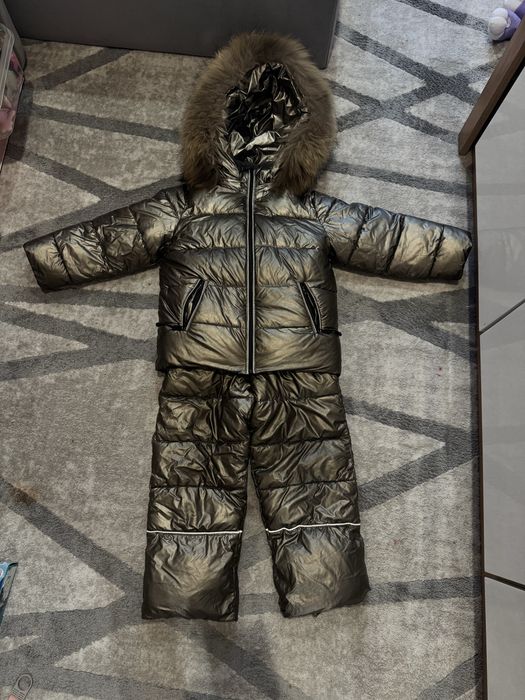 Куртка натуральний пух 122 + штани
