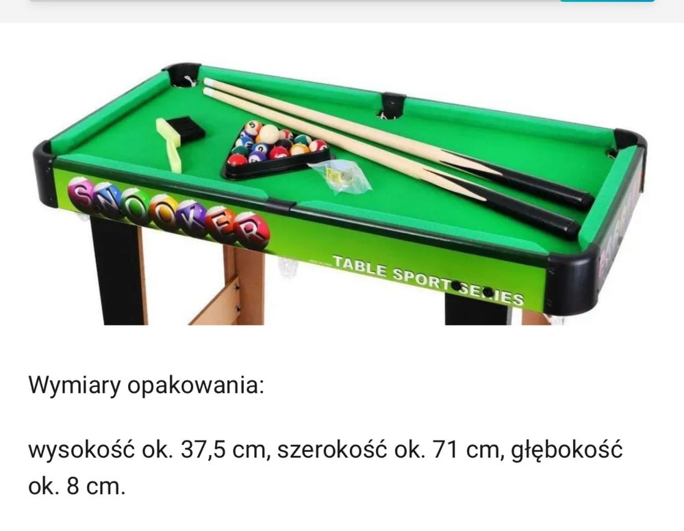 Mini bilard snooker