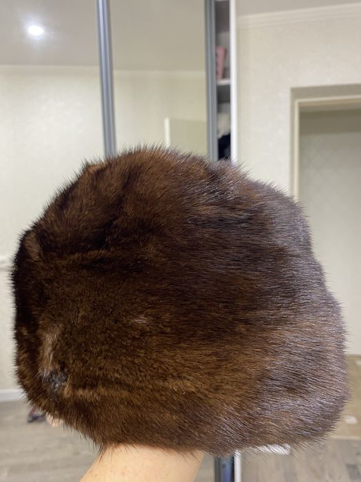 Шапка жіноча норкова , ношена, але прекрасний стан