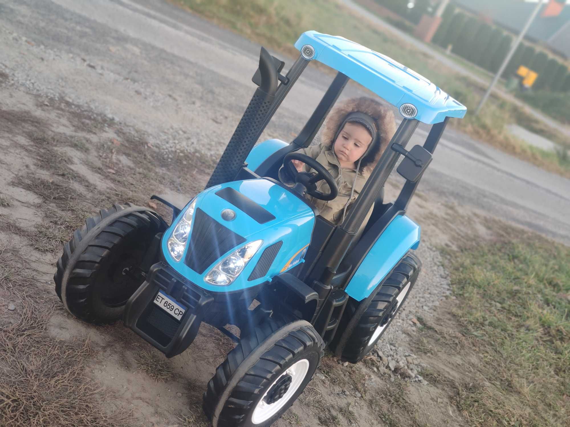NEW HOLLAND 24V! Super mocny traktorek na akumulator
