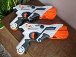 Zestaw dwóch pistoletów nerf na laser hasbro