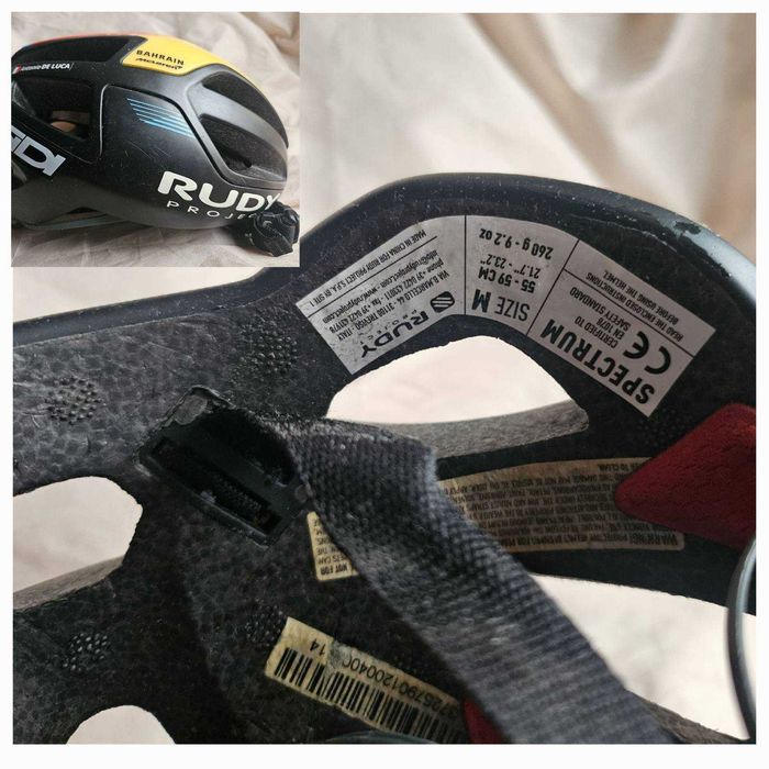 Легкий технологічний велошолом RUDY PROJECT – SPECTRUM р. M (55-59 см)