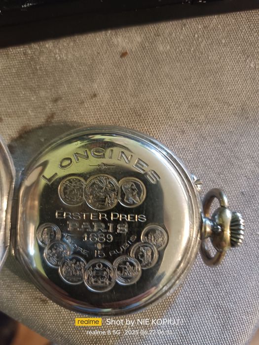 Zegarek kieszonkowy marki LONGINES