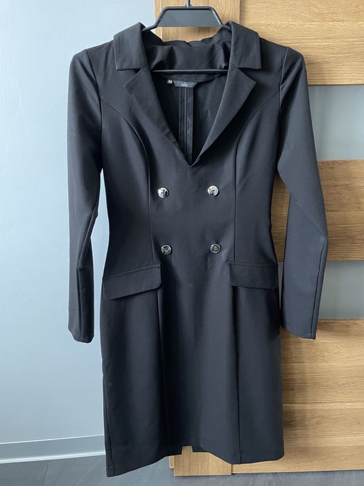 Sukienka damska czarna, 34 Nife